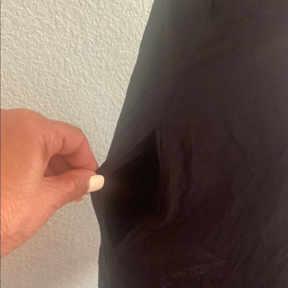 Lulu's Black Ruffled Sheath Midi Dress - Picture 5 of 6